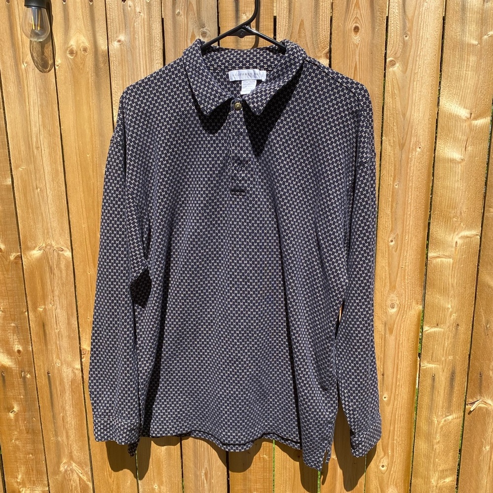 Long sleeve patterned shirt